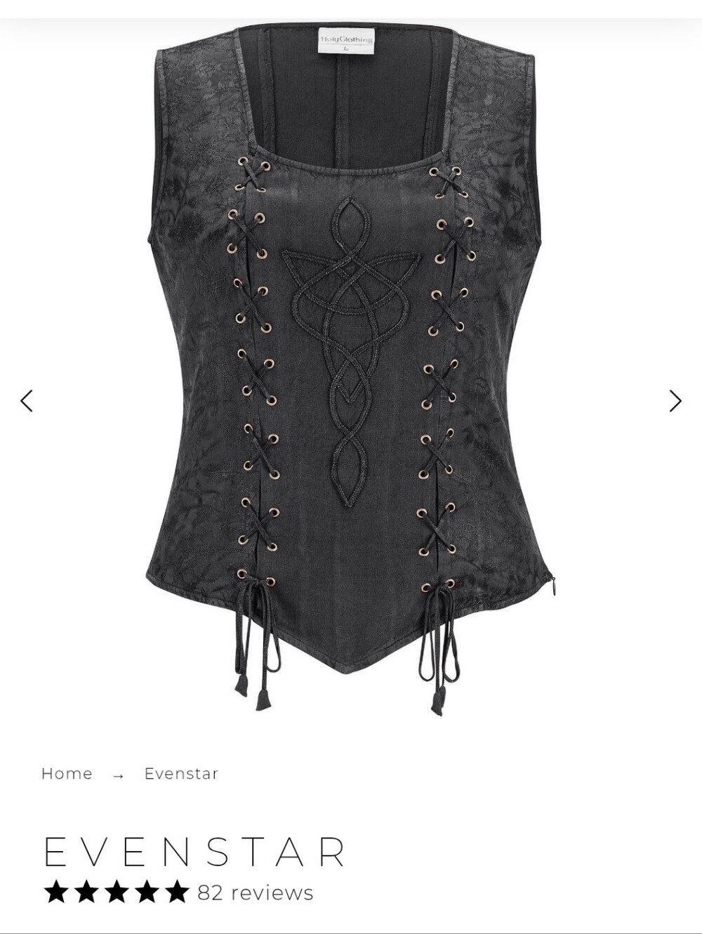 Holy Clothing Evenstar Vest